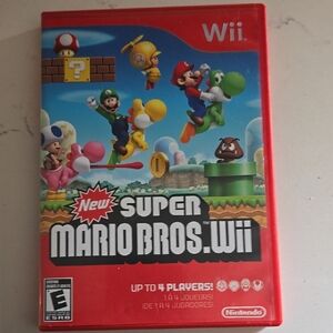 Nintendo Red Mario Wii Games Collection